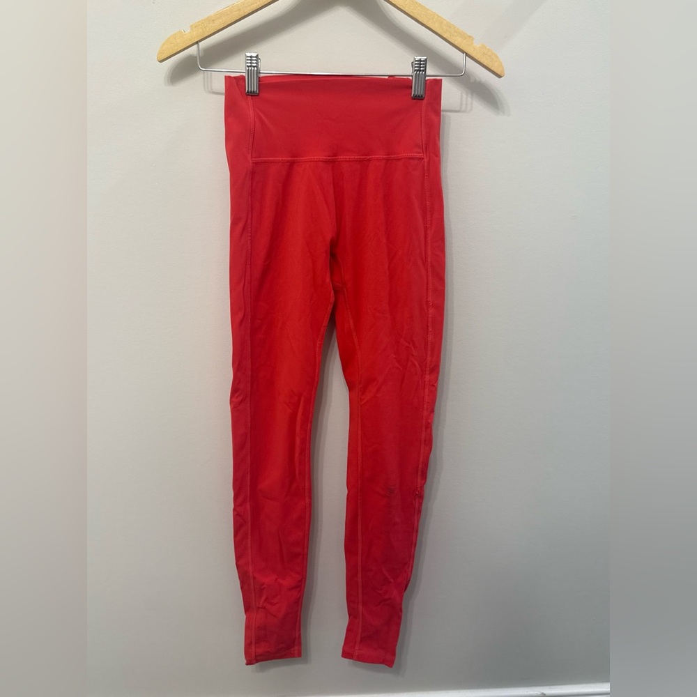 Alphalete bright red leggings size small